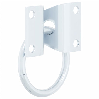 3 st stalen plaatringen zilverkleurig