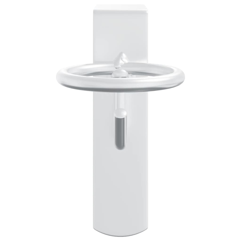 3 st emmerhaken draagbaar gegalvaniseerd staal, zilverkleurig