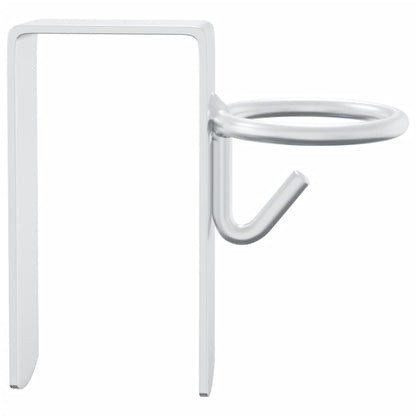 3 st emmerhaken draagbaar gegalvaniseerd staal, zilverkleurig