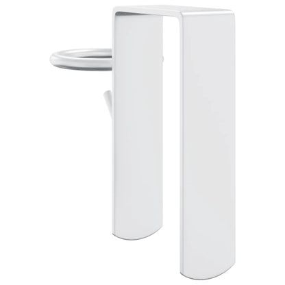 3 st emmerhaken draagbaar gegalvaniseerd staal, zilverkleurig