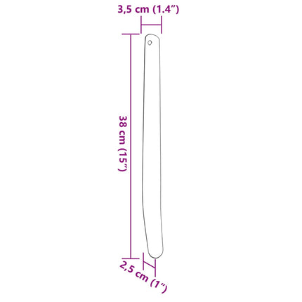 Zweetschrapers Paard 3 St Aluminium Zilverkleurig Lichtnaturel