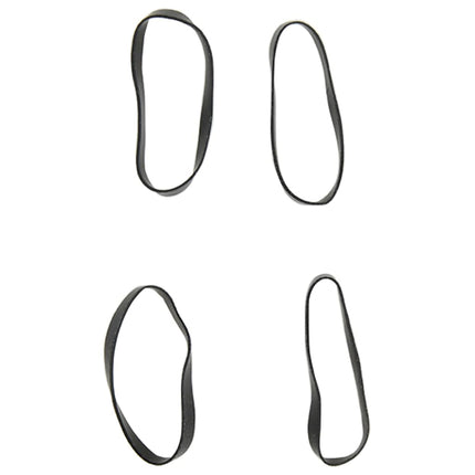 Haarelastiekjes Paard 500 St Silicone Zwart