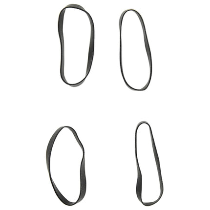 Haarelastiekjes Paard 1500 St Silicone Zwart