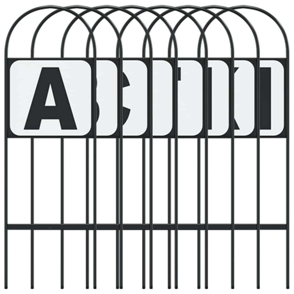 Dressuurletters 8 st staal