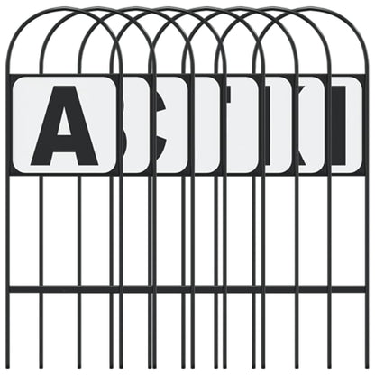 Dressuurletters 8 st staal