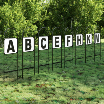 Dressuurletters 8 st staal