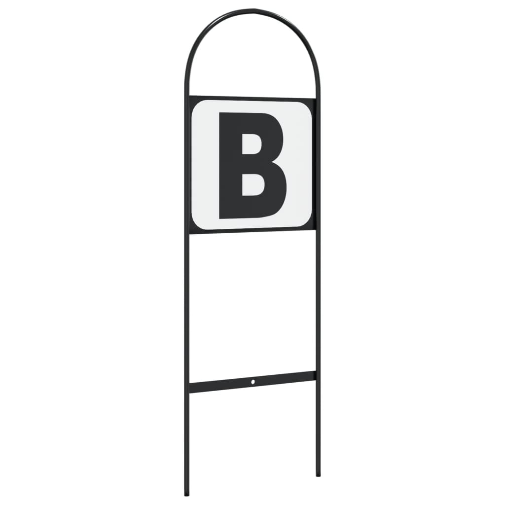 Dressuurletters 8 st staal