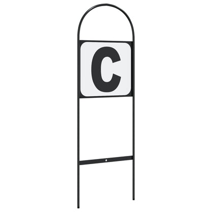 Dressuurletters 8 st staal