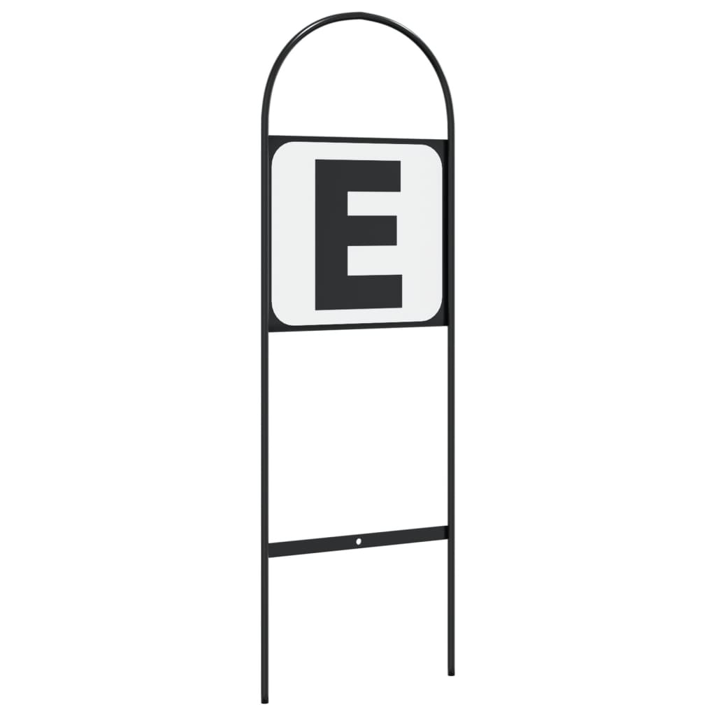 Dressuurletters 8 st staal