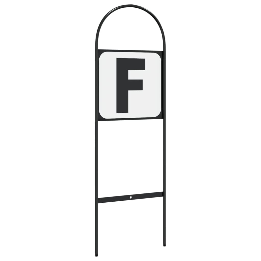 Dressuurletters 8 st staal