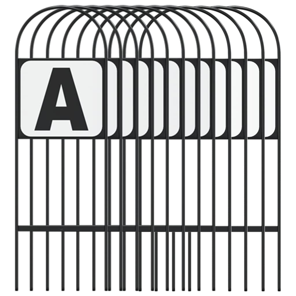 Dressuurletters 12 st staal