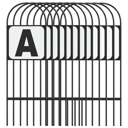 Dressuurletters 12 st staal