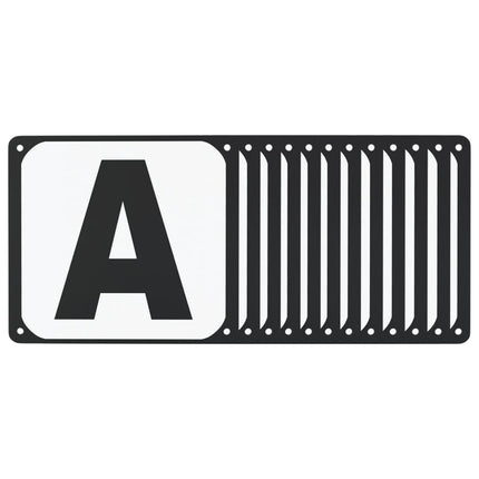 Dressuurletters 12 St Staal
