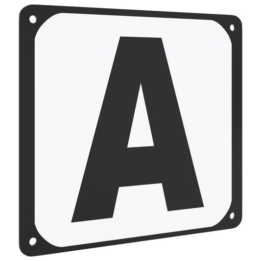 Dressuurletters 12 st staal