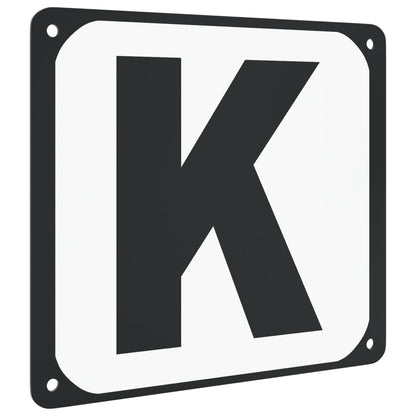 Dressuurletters 12 st staal