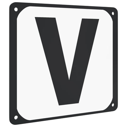 Dressuurletters 12 st staal