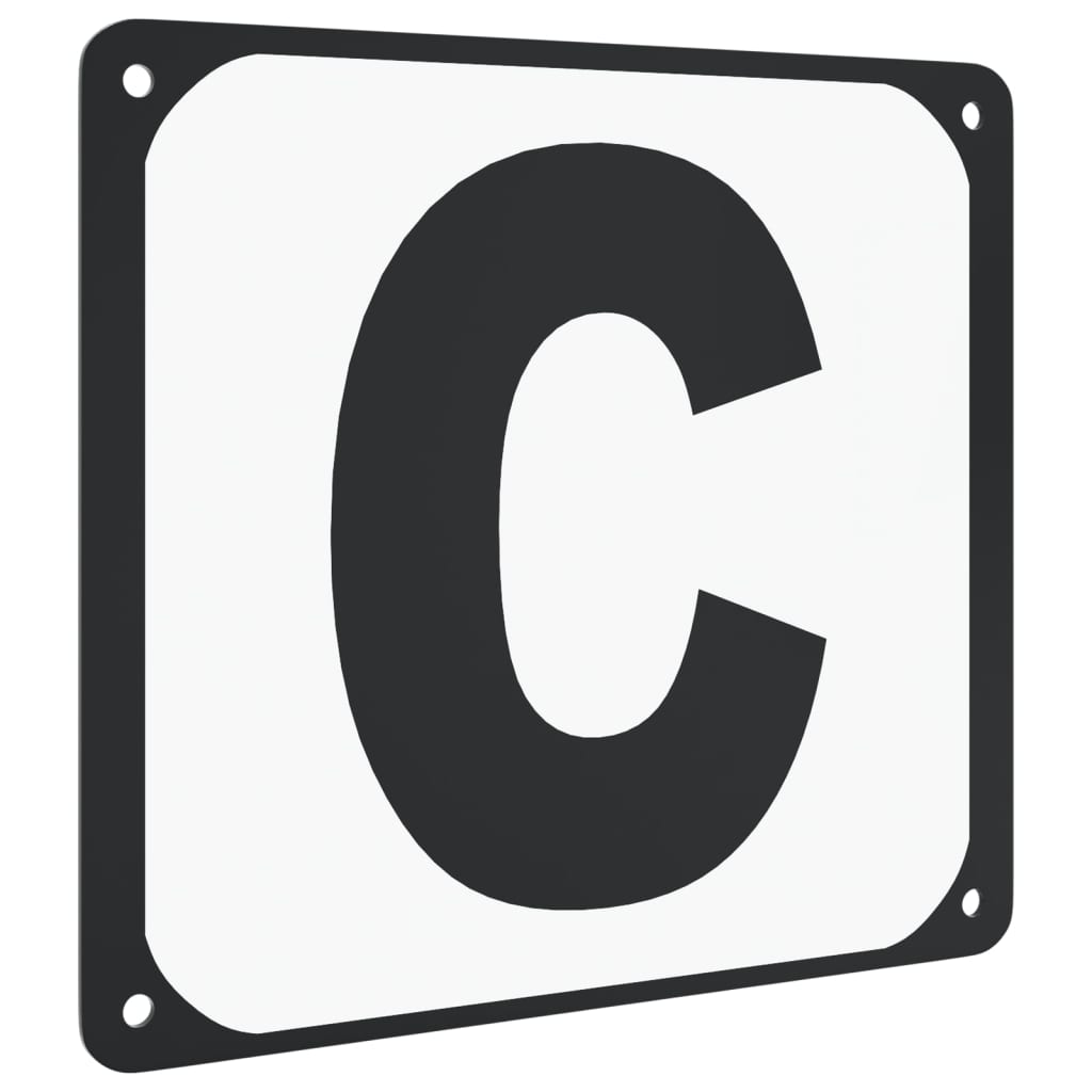 Dressuurletters 12 st staal