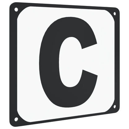 Dressuurletters 12 st staal