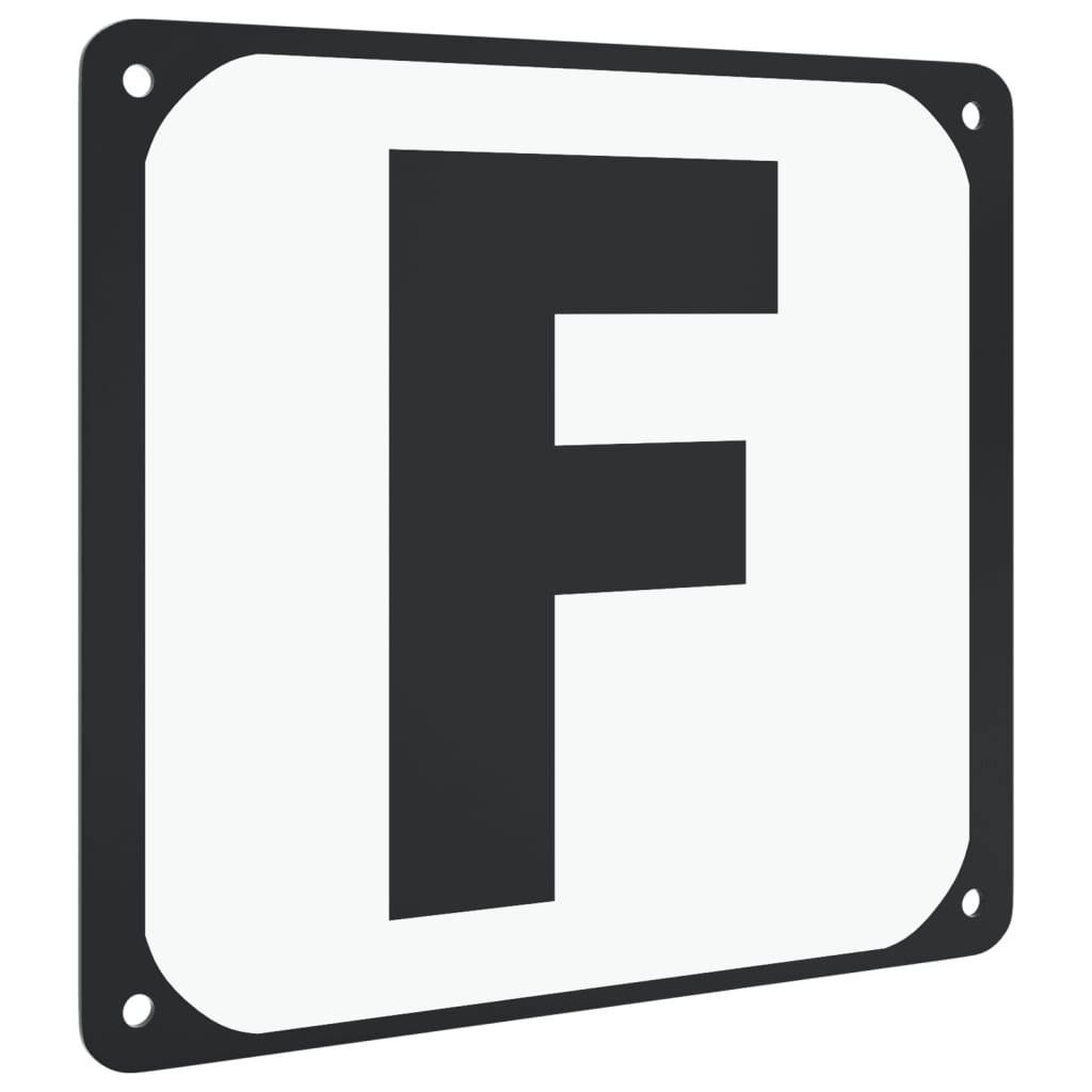 Dressuurletters 12 st staal