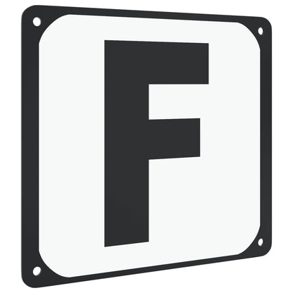 Dressuurletters 12 st staal