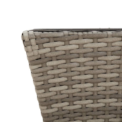 Plantenbakken 2 St Met Haken Poly Rattan