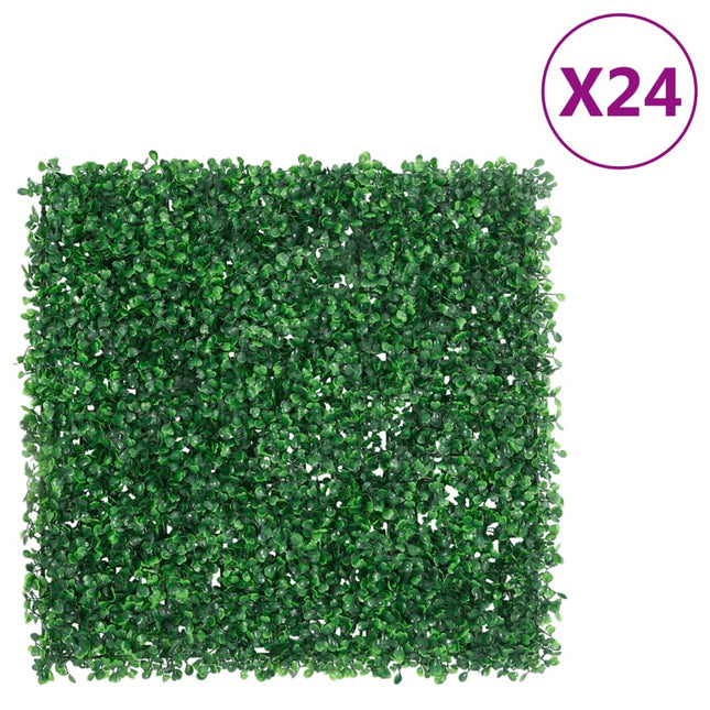   Hek Met Kunstheester  Groen