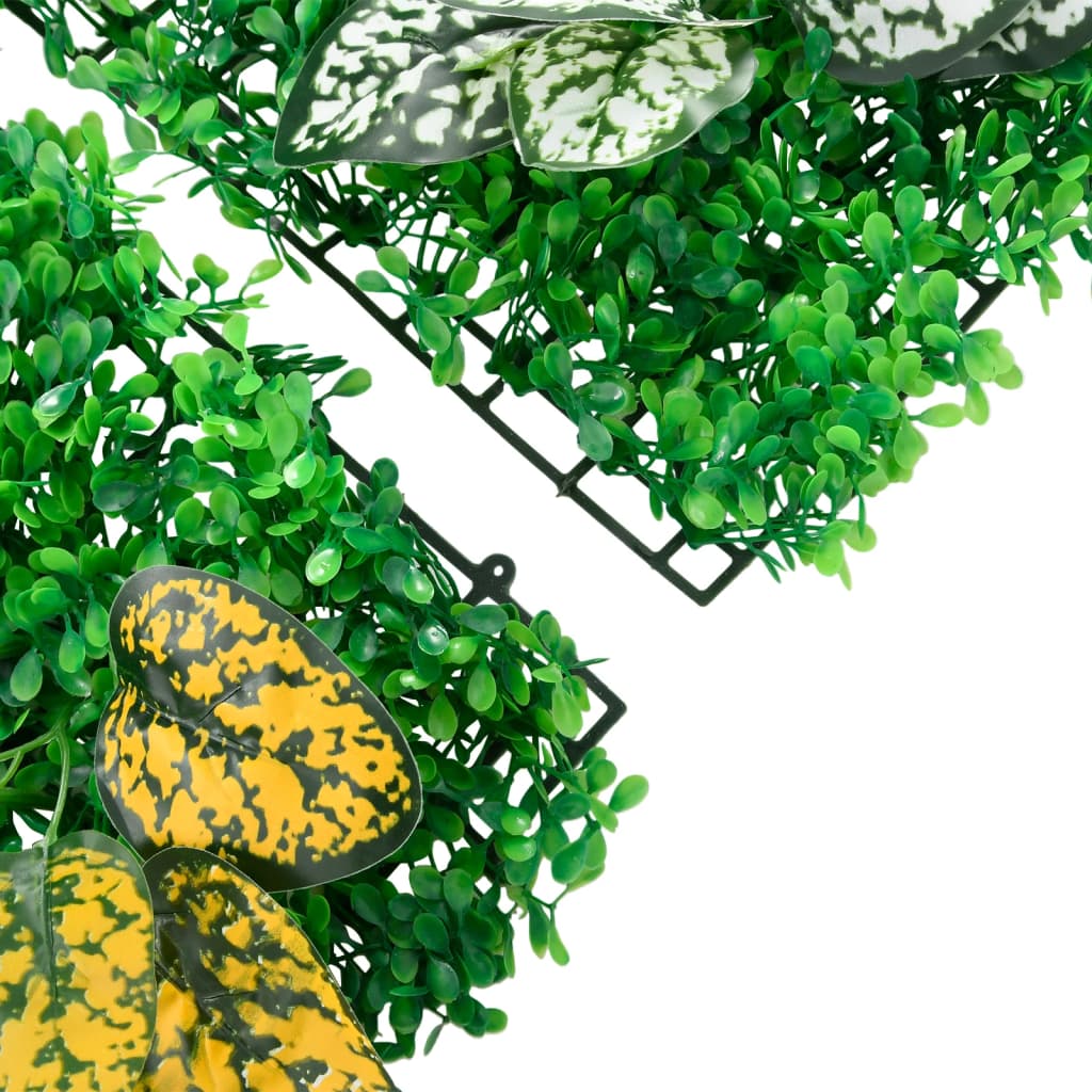   Hek Met Kunstplanten 40X60 Cm Groen