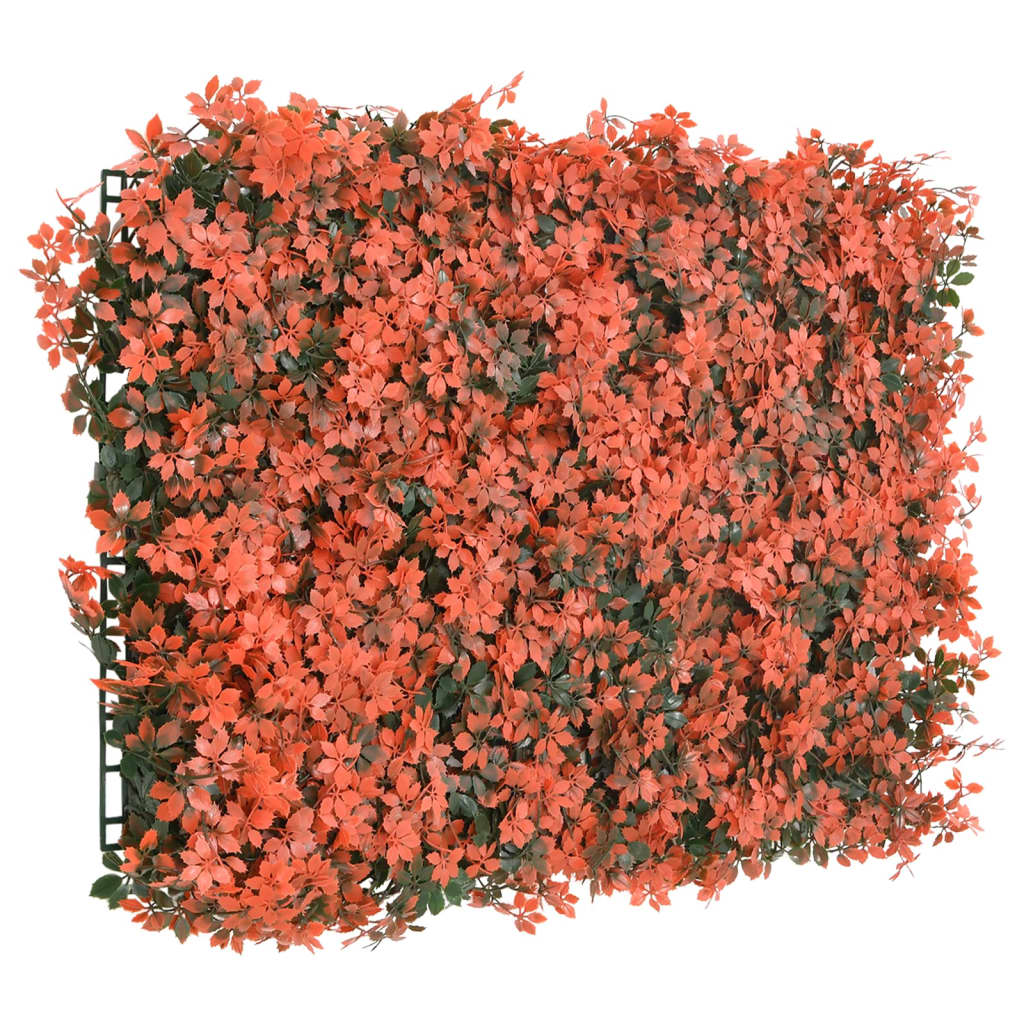   Hek Met Kunstesdoornblad 40X60 Cm Lichtrood