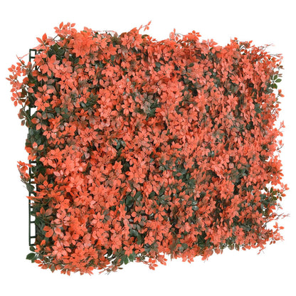   Hek Met Kunstesdoornblad 40X60 Cm Lichtrood