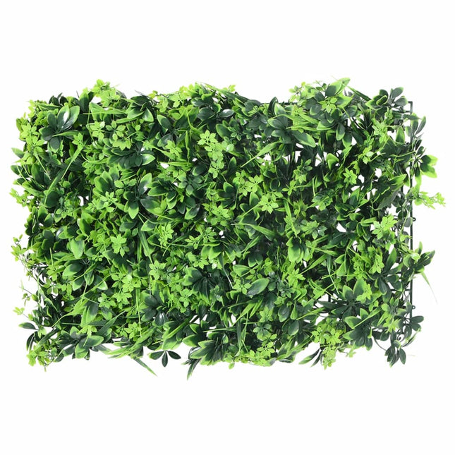   Hek Met Kunstbladeren 40X60 Cm Groen