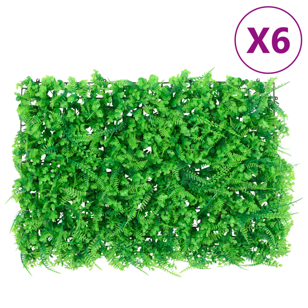   Hek Met Kunstvarenblad 40X60 Cm Groen