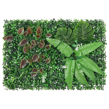   Hek Met Kunstplanten 40X60 Cm Groen