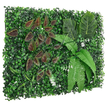   Hek Met Kunstplanten 40X60 Cm Groen
