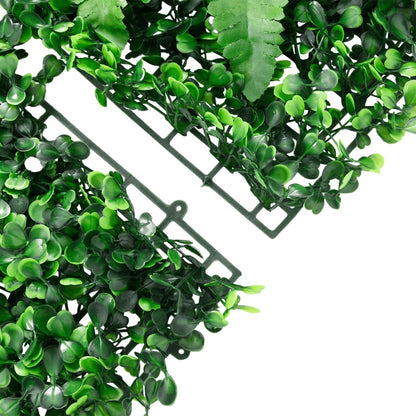   Hek Met Kunstplanten 40X60 Cm Groen
