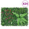   Hek Met Kunstplanten 40X60 Cm Groen