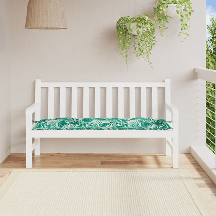 Tuinbankkussen 110X50X7 Cm Oxford Stof Bladpatroon