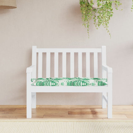 Tuinbankkussen 110X50X7 Cm Oxford Stof Bladpatroon