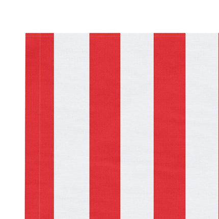 Vervangingsdoek Voor Luifel Gestreept 3X2,5 M Rood En Wit