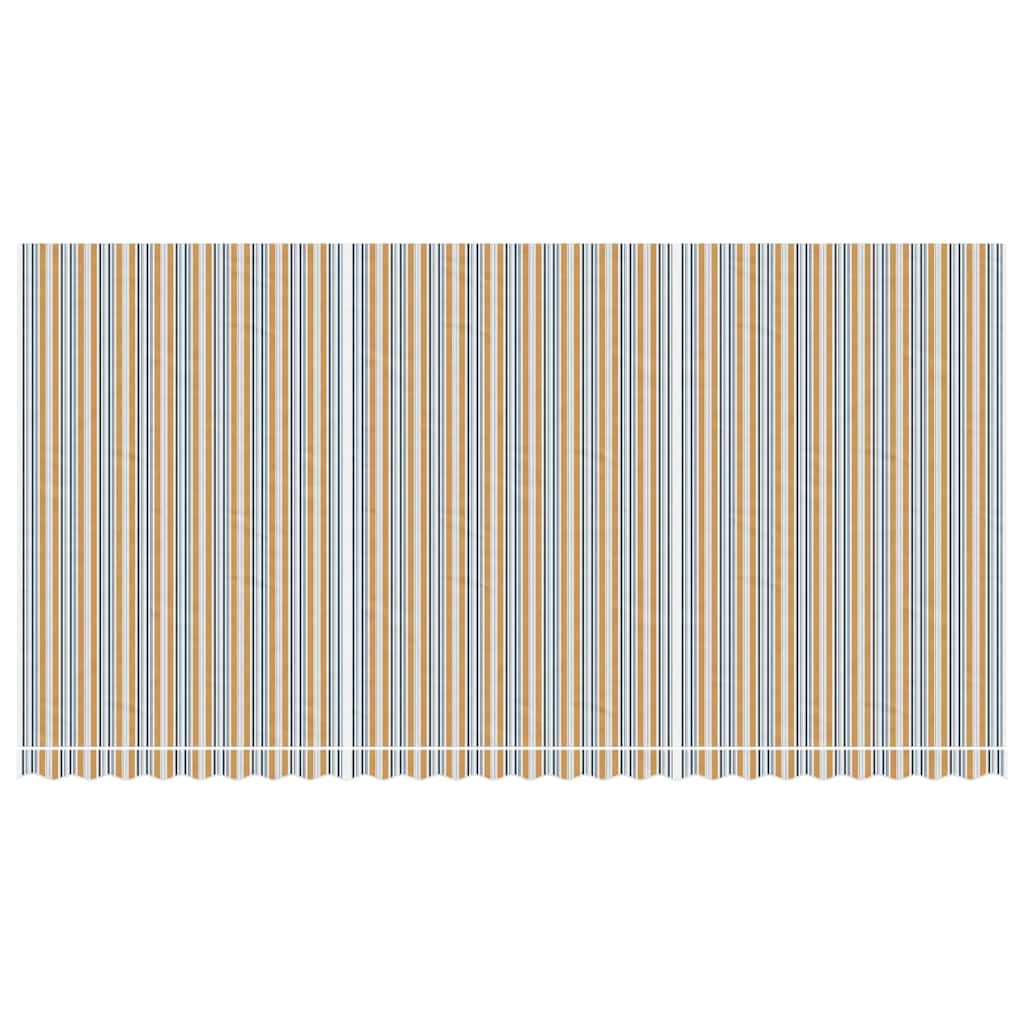 Vervangingsdoek Voor Luifel Gestreept Meerkleurig Blauw En Oranje