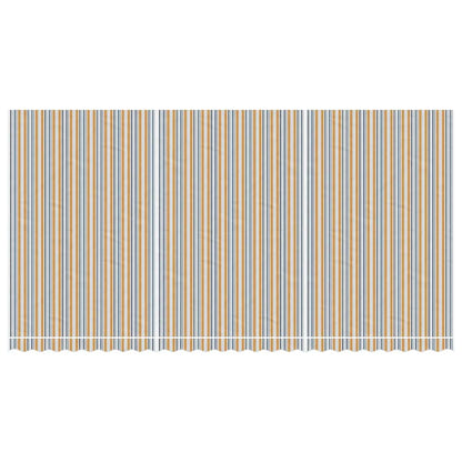 Vervangingsdoek Voor Luifel Gestreept Meerkleurig Blauw En Oranje