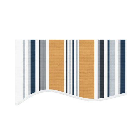 Vervangingsdoek Voor Luifel Gestreept Meerkleurig Blauw En Oranje