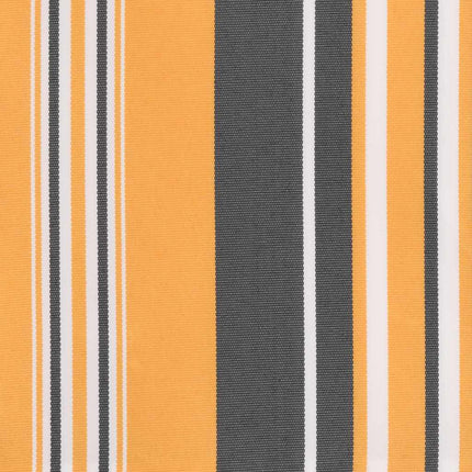 Vervangingsdoek Voor Luifel Gestreept 4X3,5 M Meerkleurig Oranje En Zwart