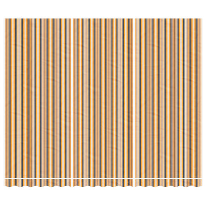 Vervangingsdoek Voor Luifel Gestreept 4,5X3,5 M Meerkleurig Oranje En Zwart