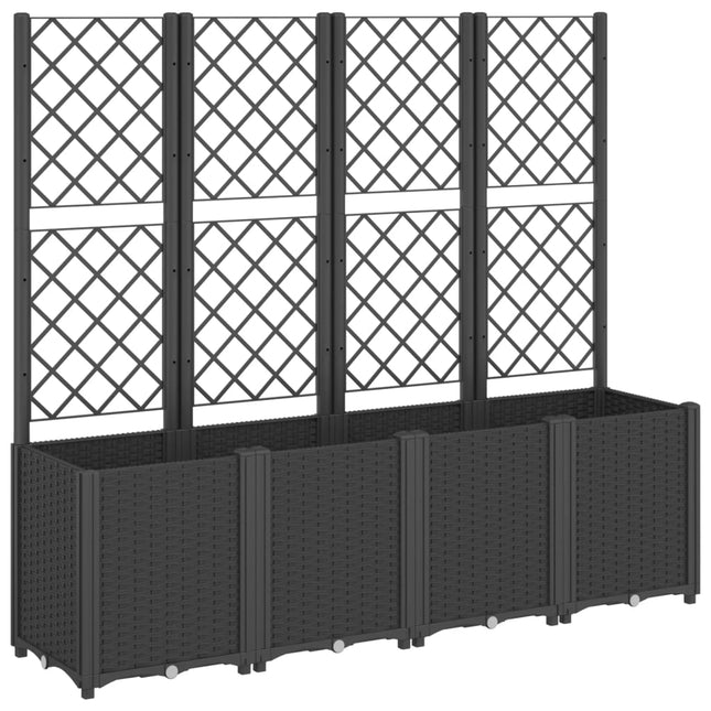 Plantenbak Met Latwerk Polypropeen