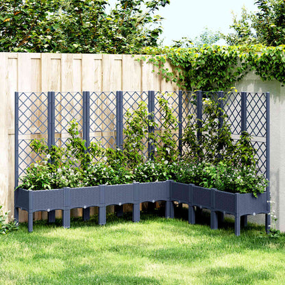 Plantenbak Met Latwerk Polypropeen