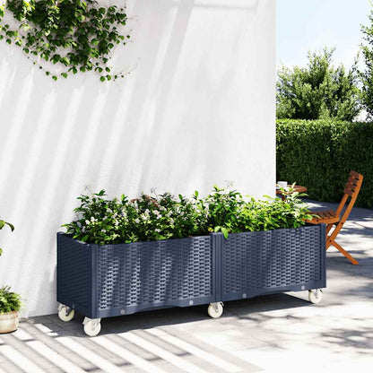 Plantenbak Met Wielen Polypropeen