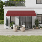 1 / 500 x 350 cm / Bordeauxrood
