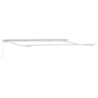 Luifel Handmatig Uittrekbaar 450X300 Cm Bordeauxrood