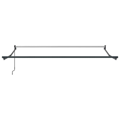 Luifel Handmatig Uittrekbaar 300X250 Cm Bordeauxrood Bordeaux (Lijst Antraciet)