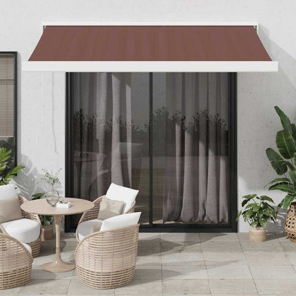 Luifel Uittrekbaar 3,5X2,5 M Stof En Aluminium Kleurig